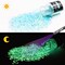 Glow in the Dark Chunky Glitter – 12 Colors, High Luminous Holographic Glitter for Resin, Tumblers, Slime & Cosmetic Use – Face, Body, Nail & Skin Safe (144g)